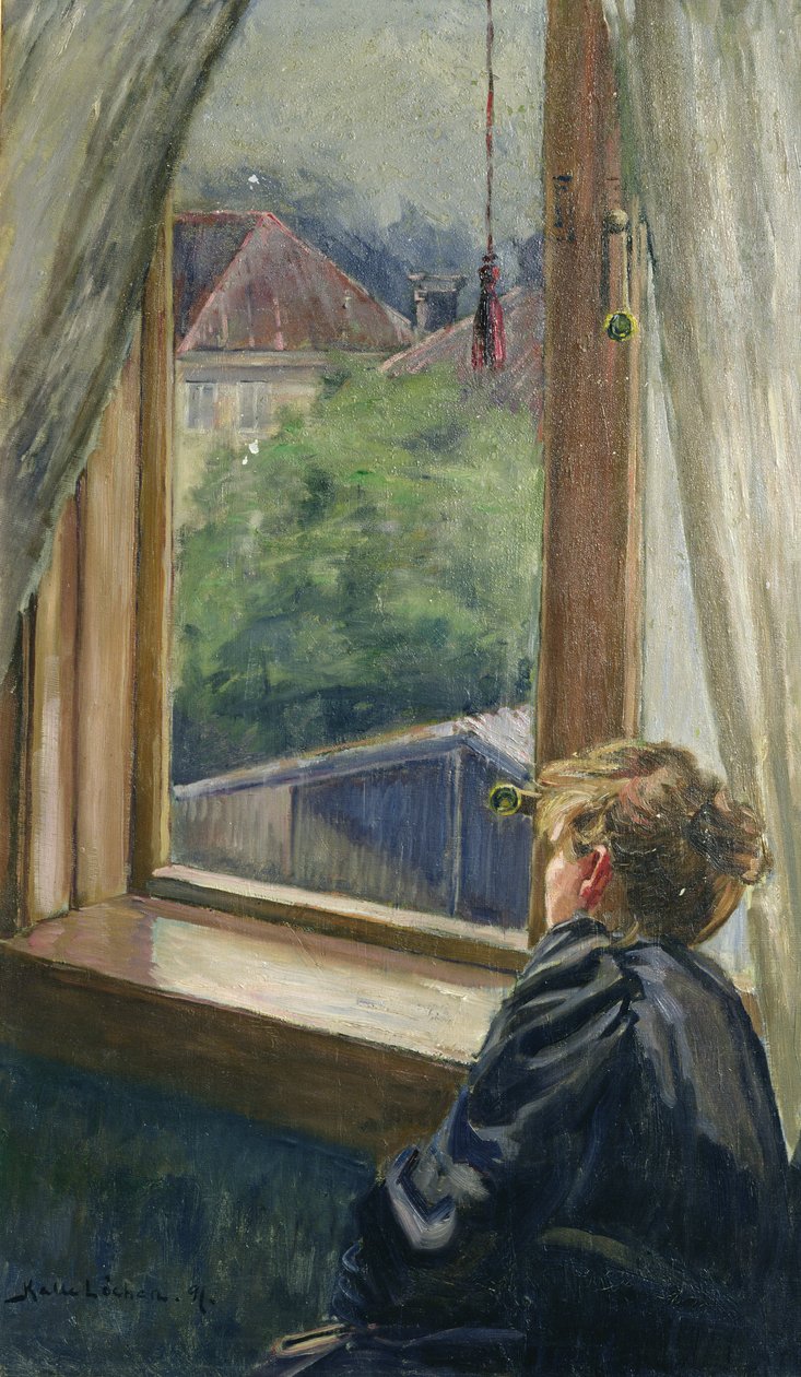 Femme à la fenêtre - Kalle Lochen