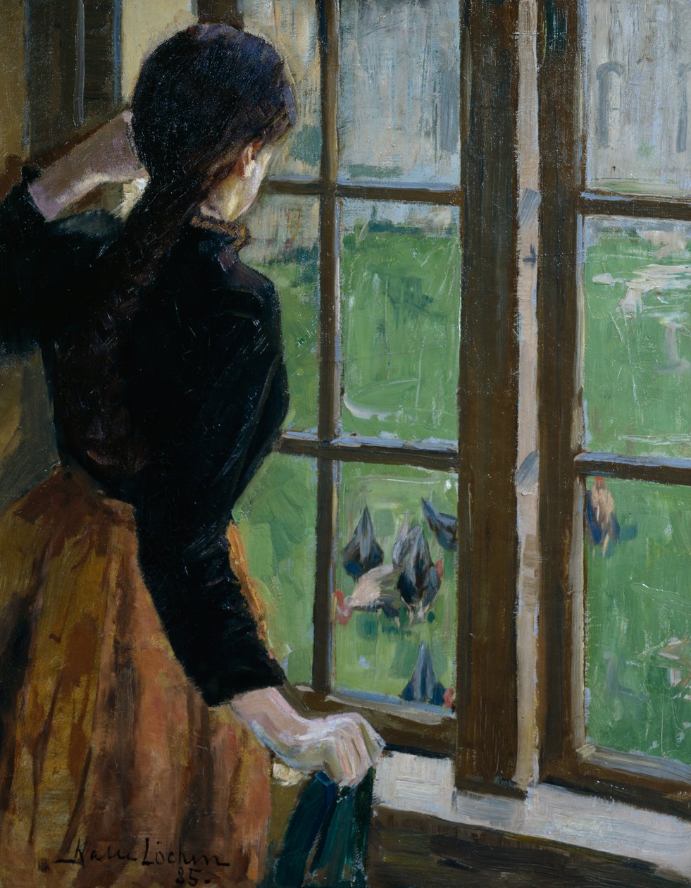 Femme à la fenêtre - Kalle Lochen