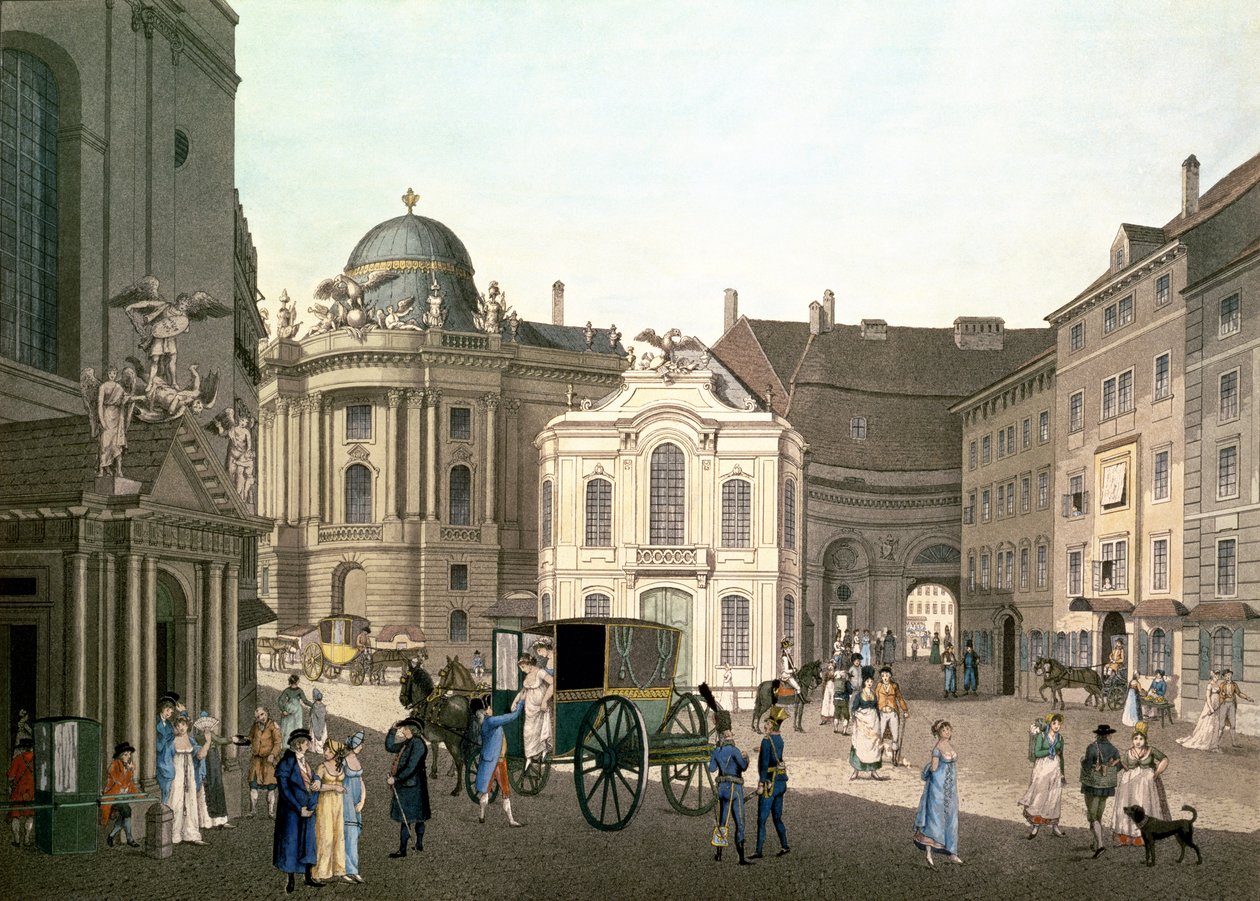 Vue de Michaelerplatz montrant l