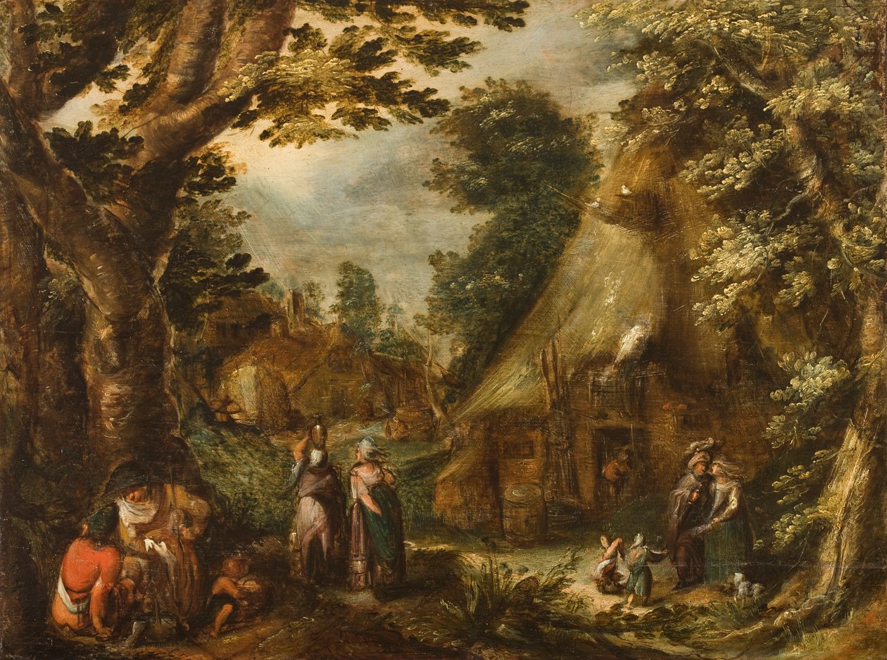 Paysage rustique, 1590s - Karel Van Mander