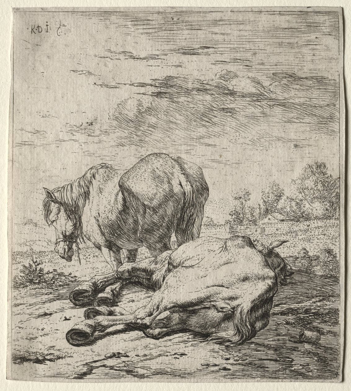 Les deux chevaux - Karel Dujardin