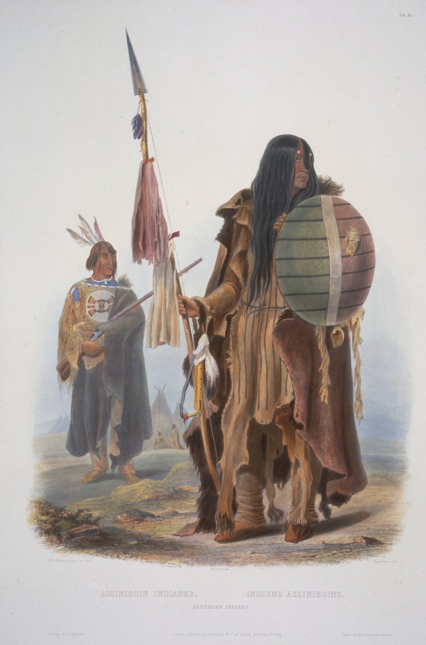 Indiens Assiniboin - Karl Bodmer