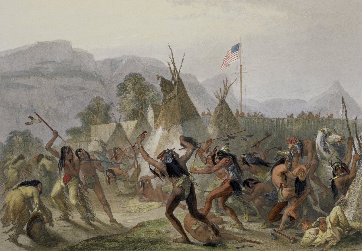 Fort Mackenzie, 28 août 1833, planche 42 du volume 2 de 