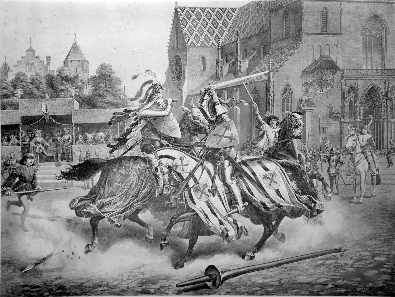 Le tournoi de Bâle entre Heinrich von Ramstein et l