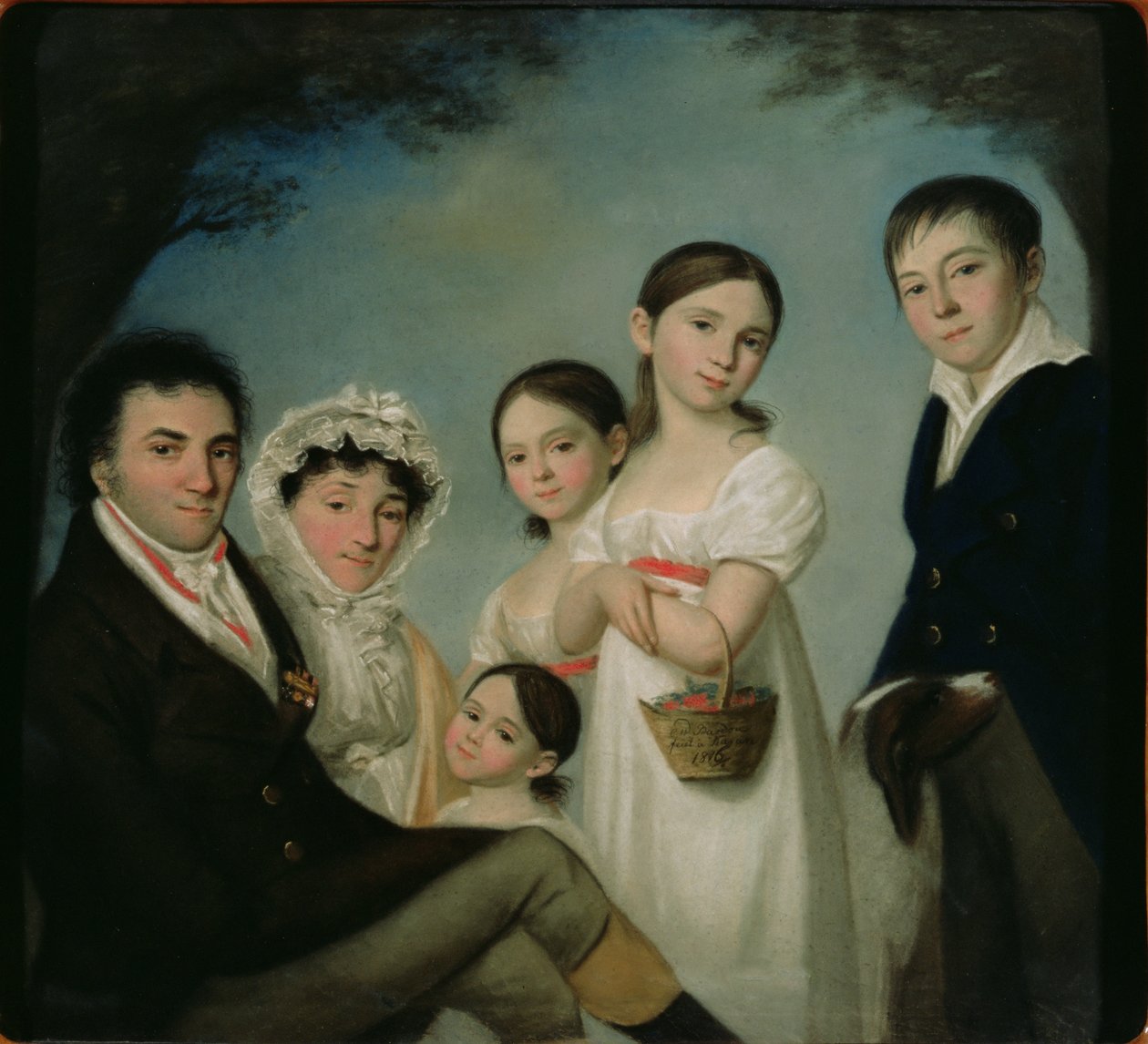 La famille Boratynsky, 1816 - Karl Wilhelm Bardou