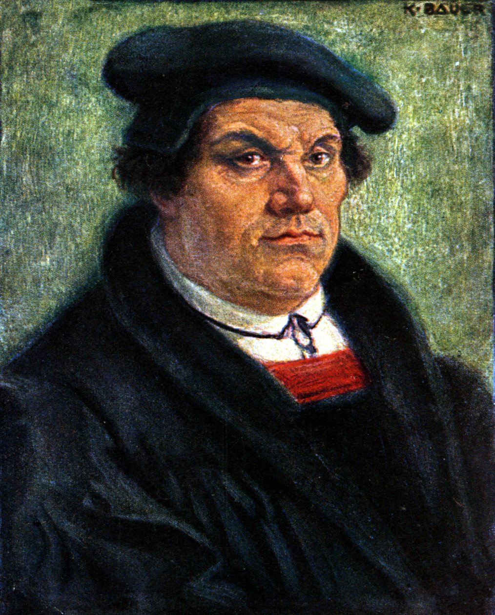 Martin Luther par Karl - Karl Bauer