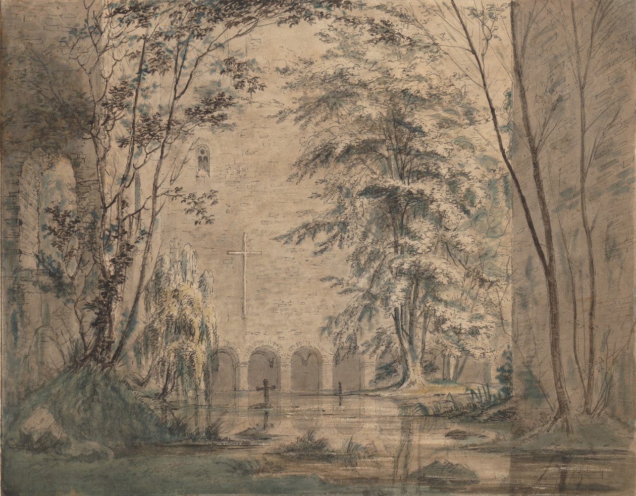 Ruines inondées d