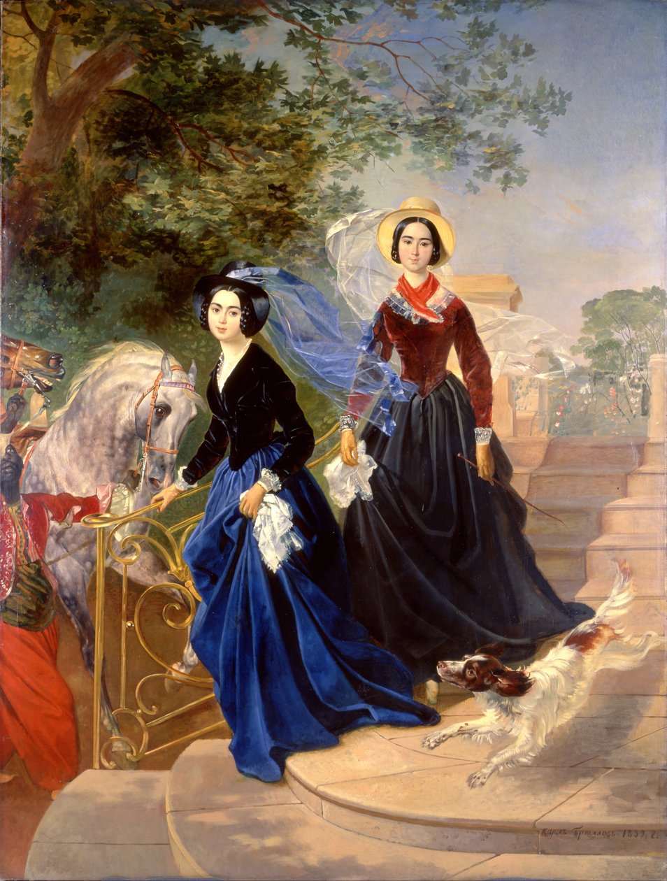 Portrait des sœurs Shishmarev - Karl Bryullov