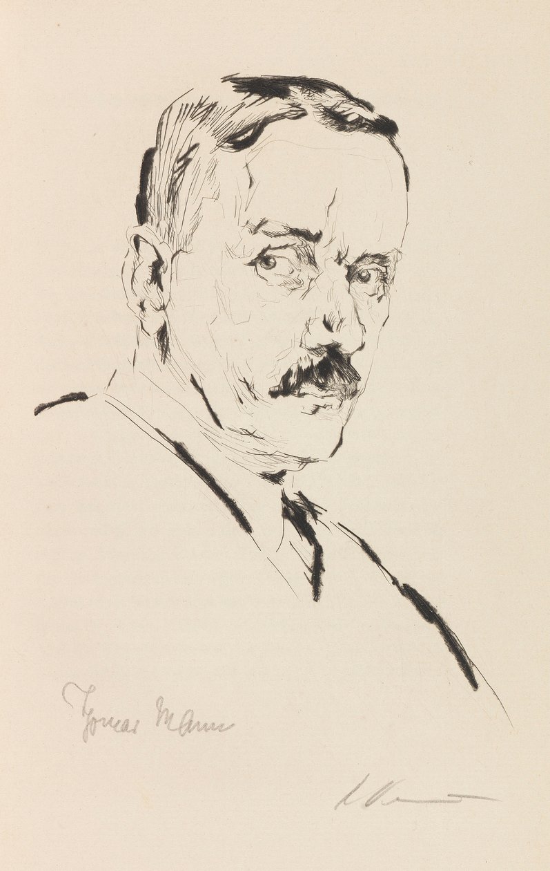 Portrait de Thomas Mann 1875-1955, 1924 - Karl Dannemann