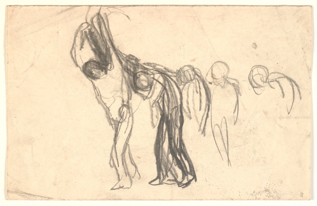 Esquisse de composition : des gens portant un mort ? - Karl Isakson