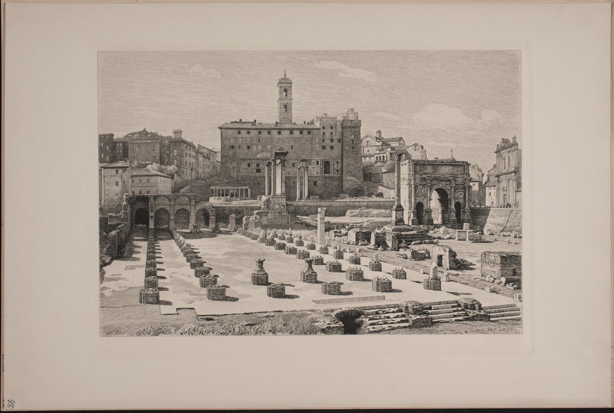 Danois :  Forum Romanum - Karl Jensen