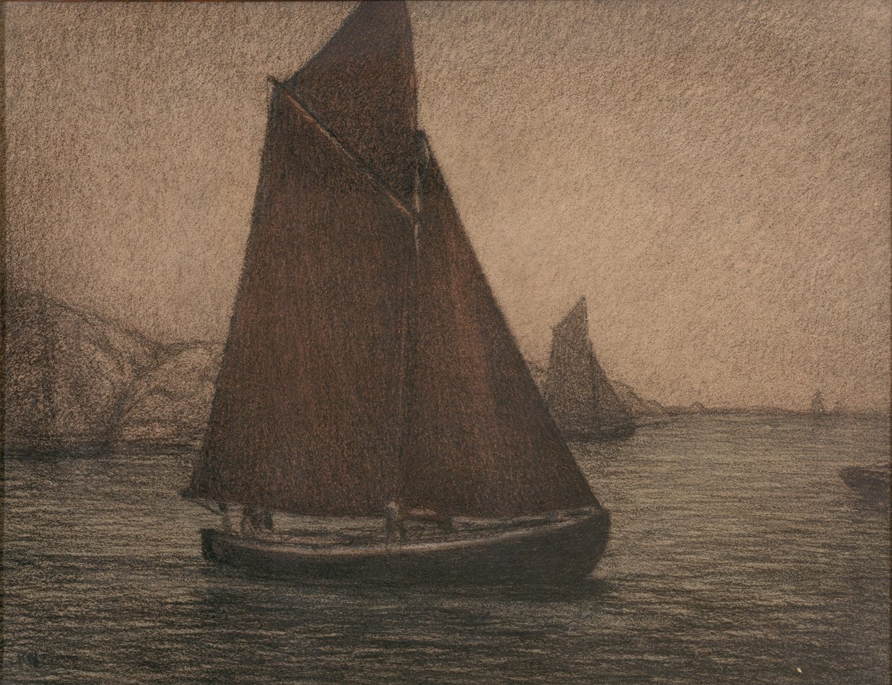 Bateaux de pêche au filet - Karl Nordström