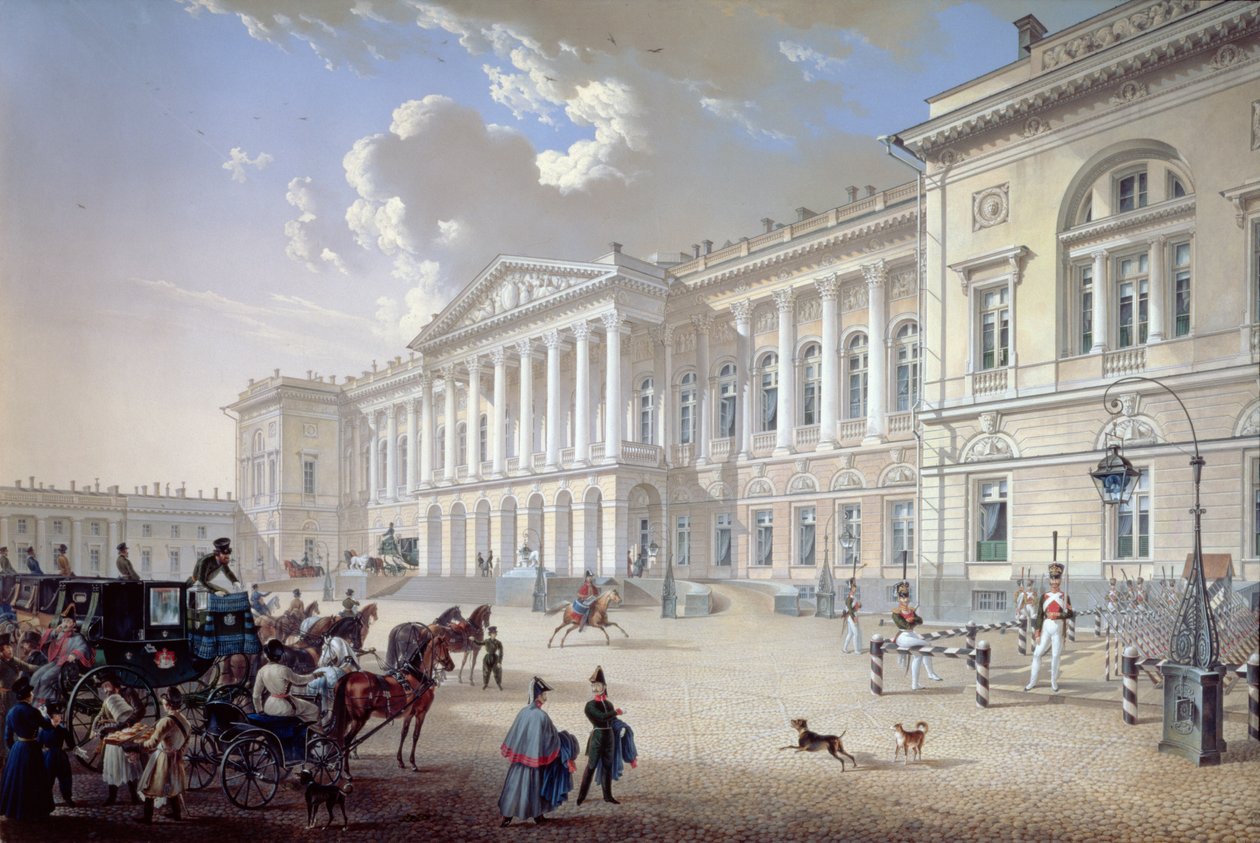 Palais Mikhailovsky, Saint-Pétersbourg, 1832 - Karl Pavlovich Beggrov