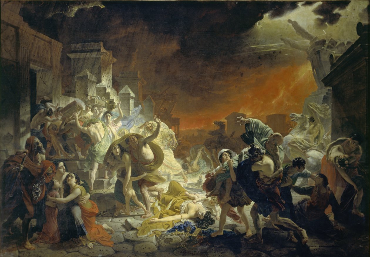 Le dernier jour de Pompéi, 1833 - Karl Pavlovich Bryullov