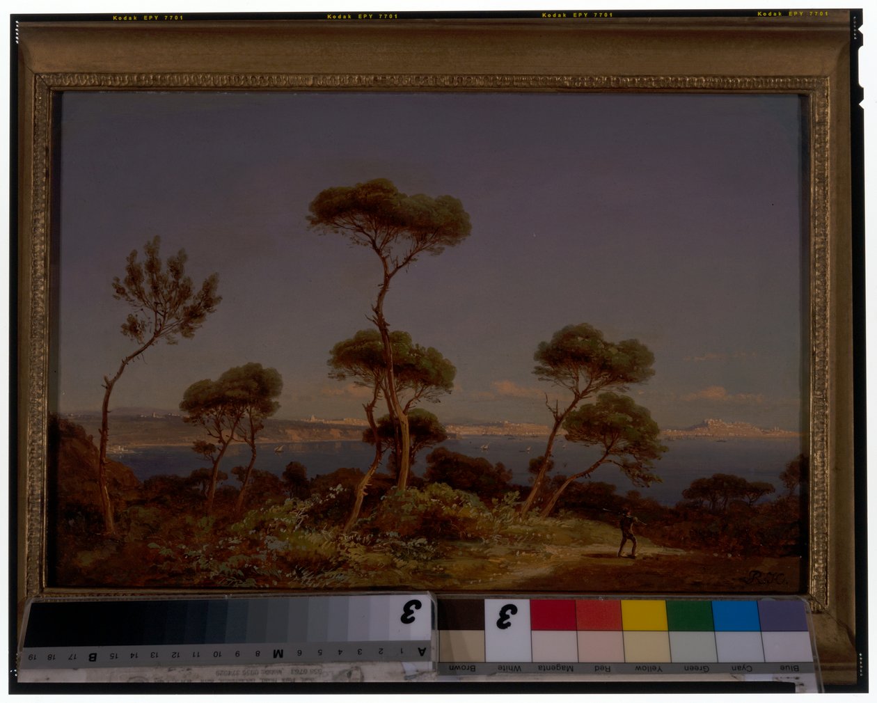 Un vaste paysage côtier - Karl Robert Kummer
