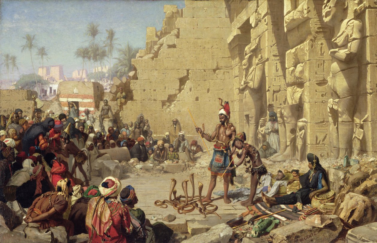 Le Charmeur de serpents, 1872 - Karl Wilhelm Gentz