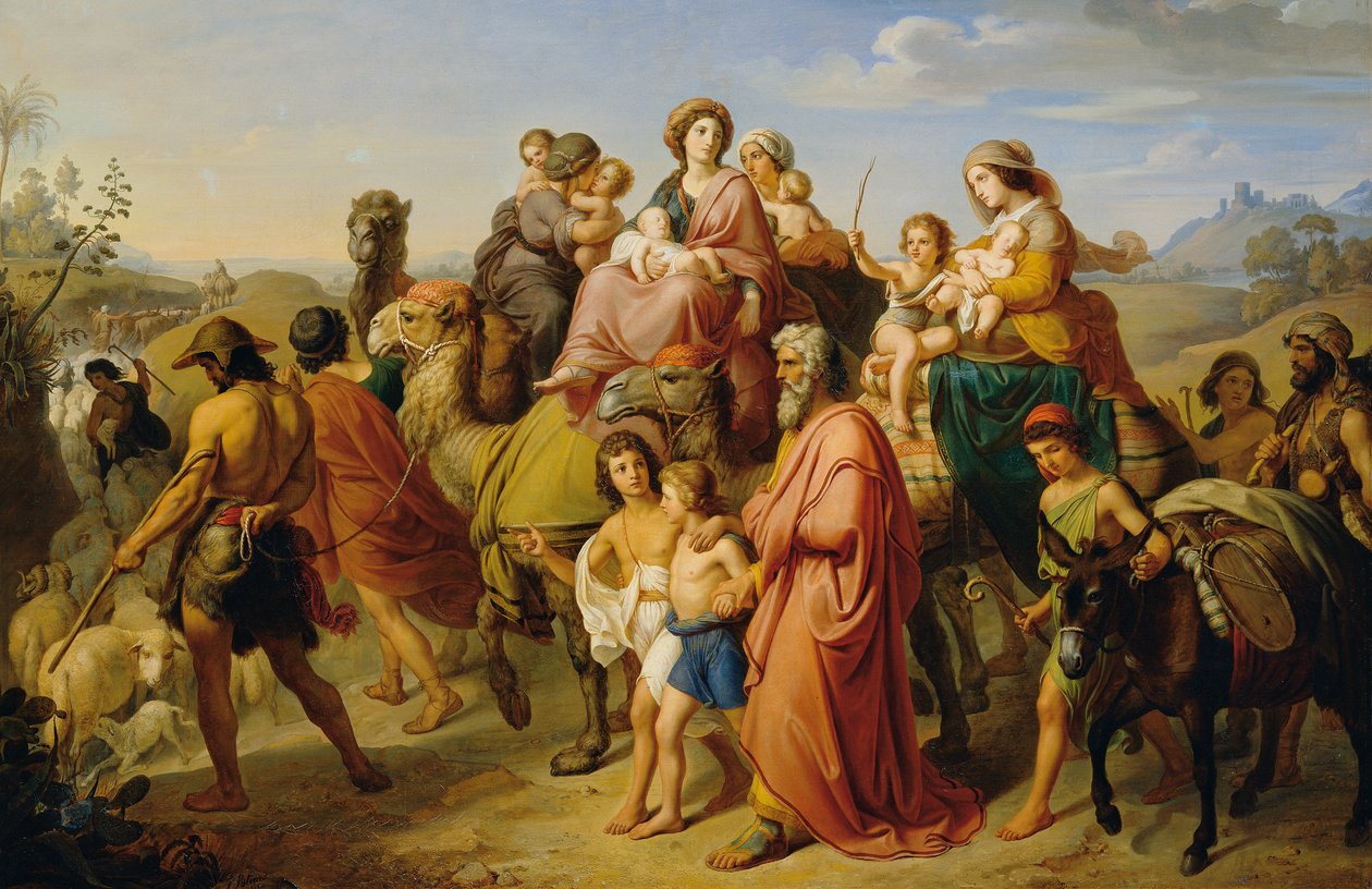 Le retour de Jacob - Karl von Blaas