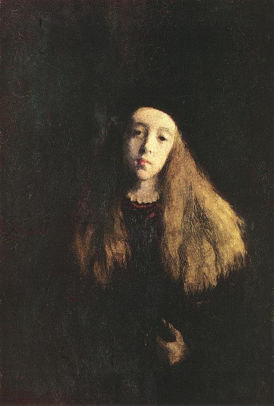 Noemi aux cheveux lâchés - Károly Ferenczy
