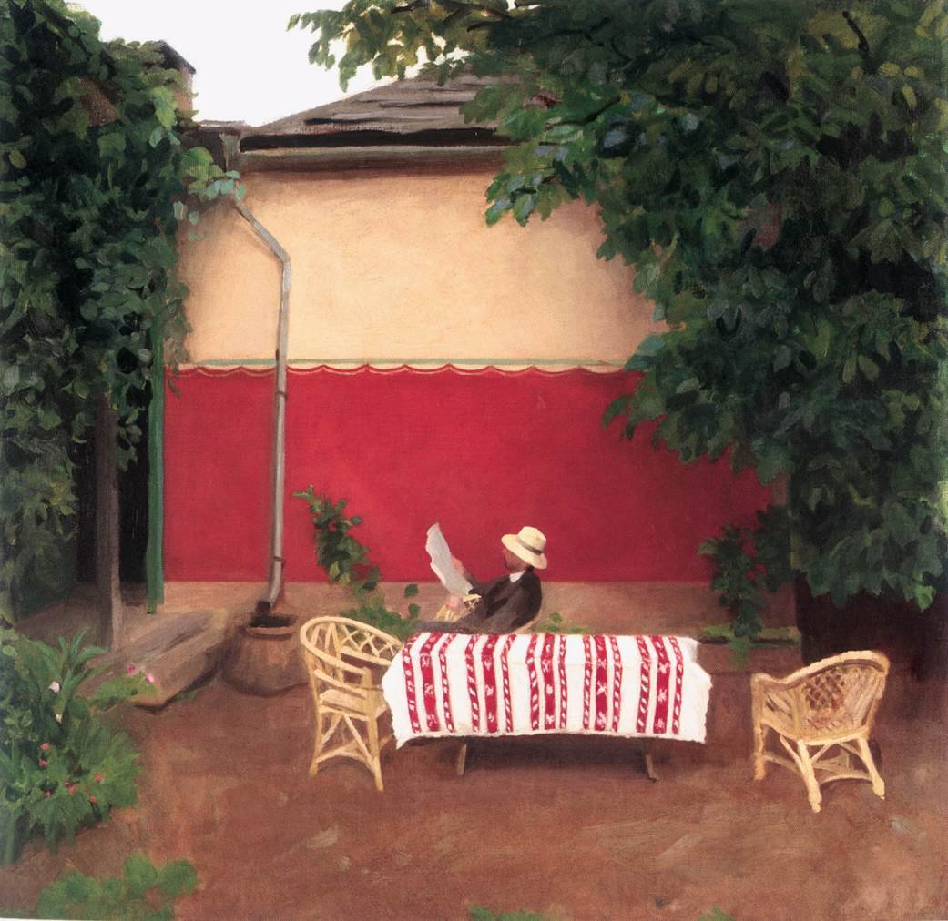 Mur rouge - Károly Ferenczy