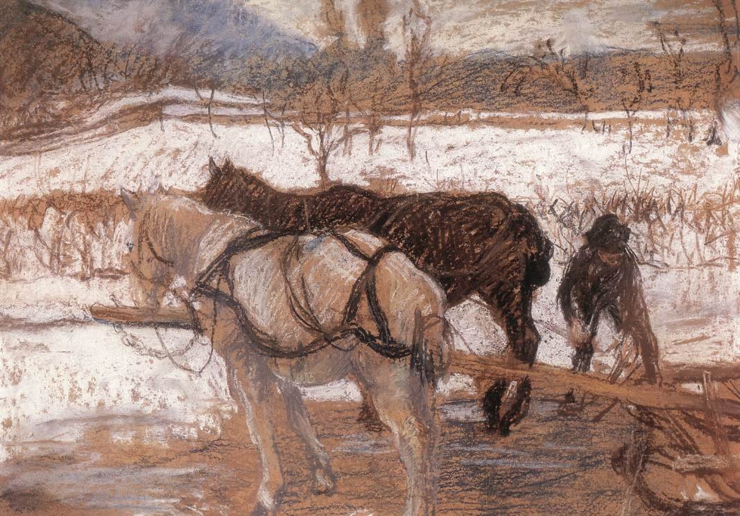 Hiver - Károly Ferenczy