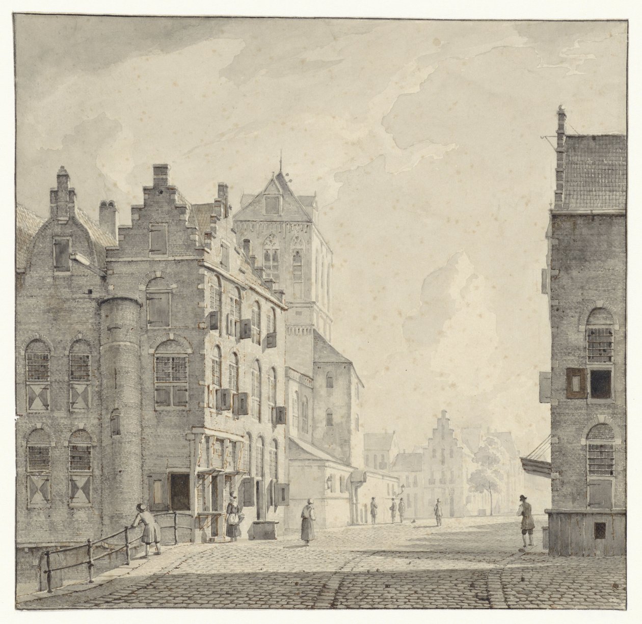 Au marché de Delft - Kasparus Karsen