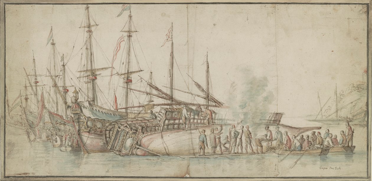 Réparation de navire - Kasper van Eyck