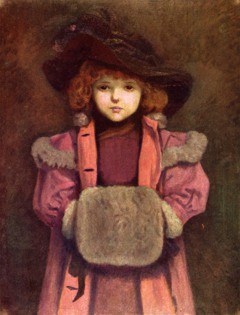 Le manchon (inachevé) par Kate Greenaway - Kate Greenaway