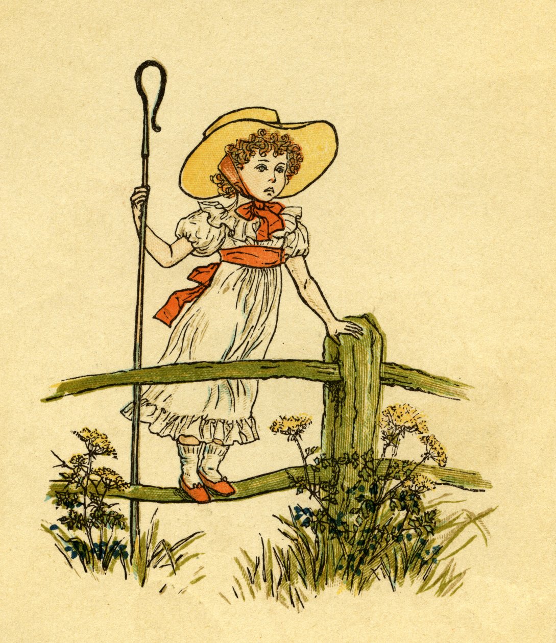 Little Bo-peep a perdu - Kate Greenaway