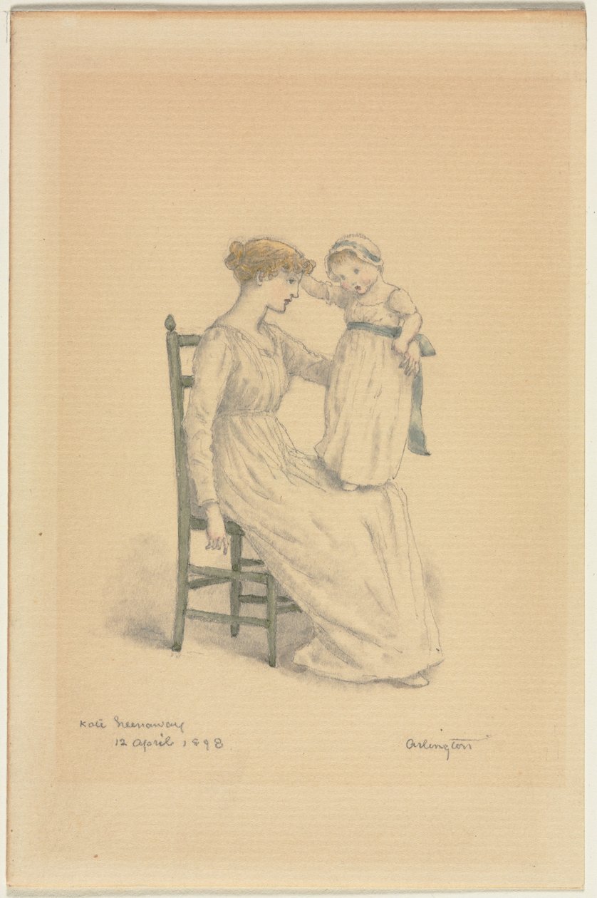 Mère et enfant - Kate Greenaway