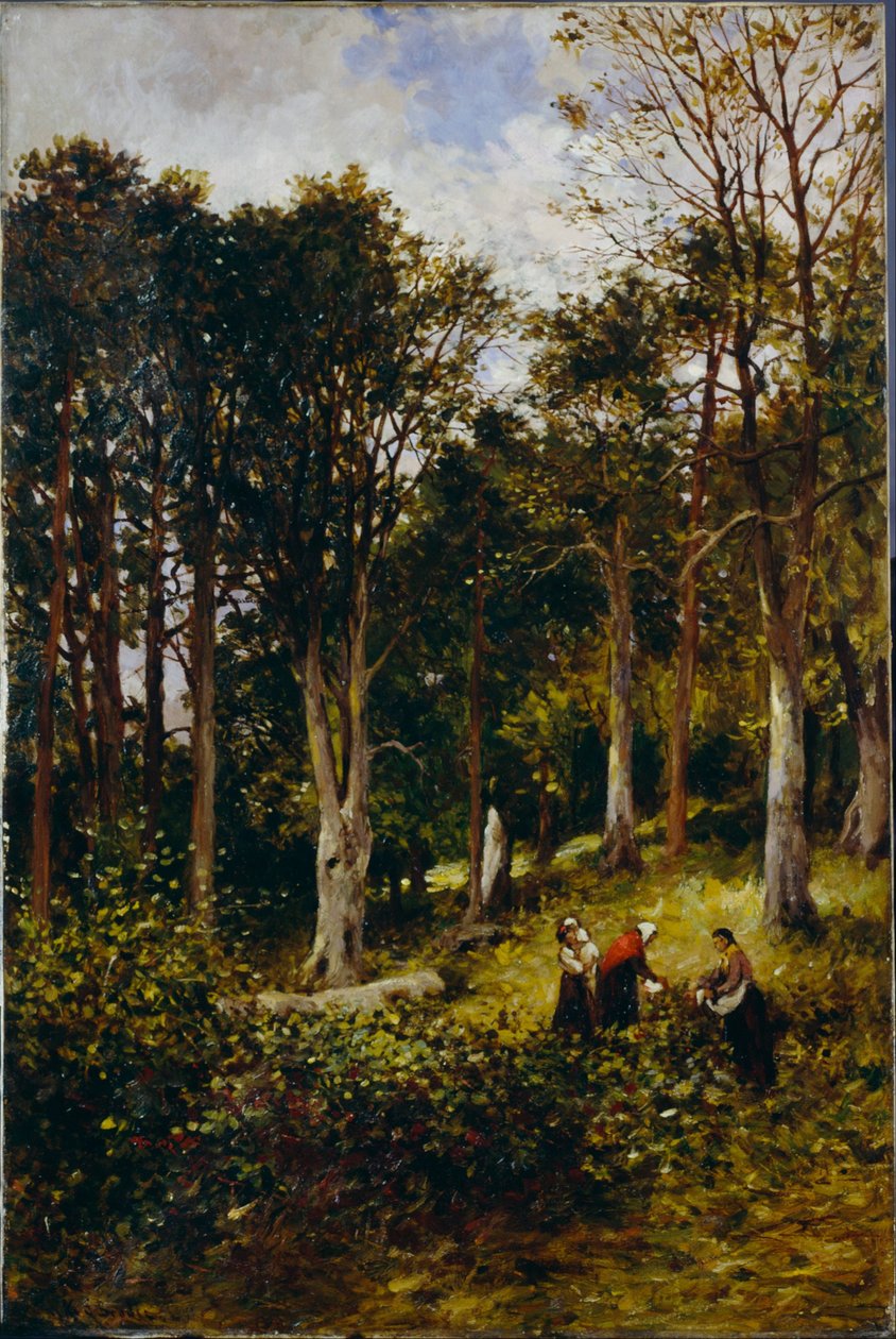 Paysage (Quatre figures dans un bois) - Kate S. Brodie