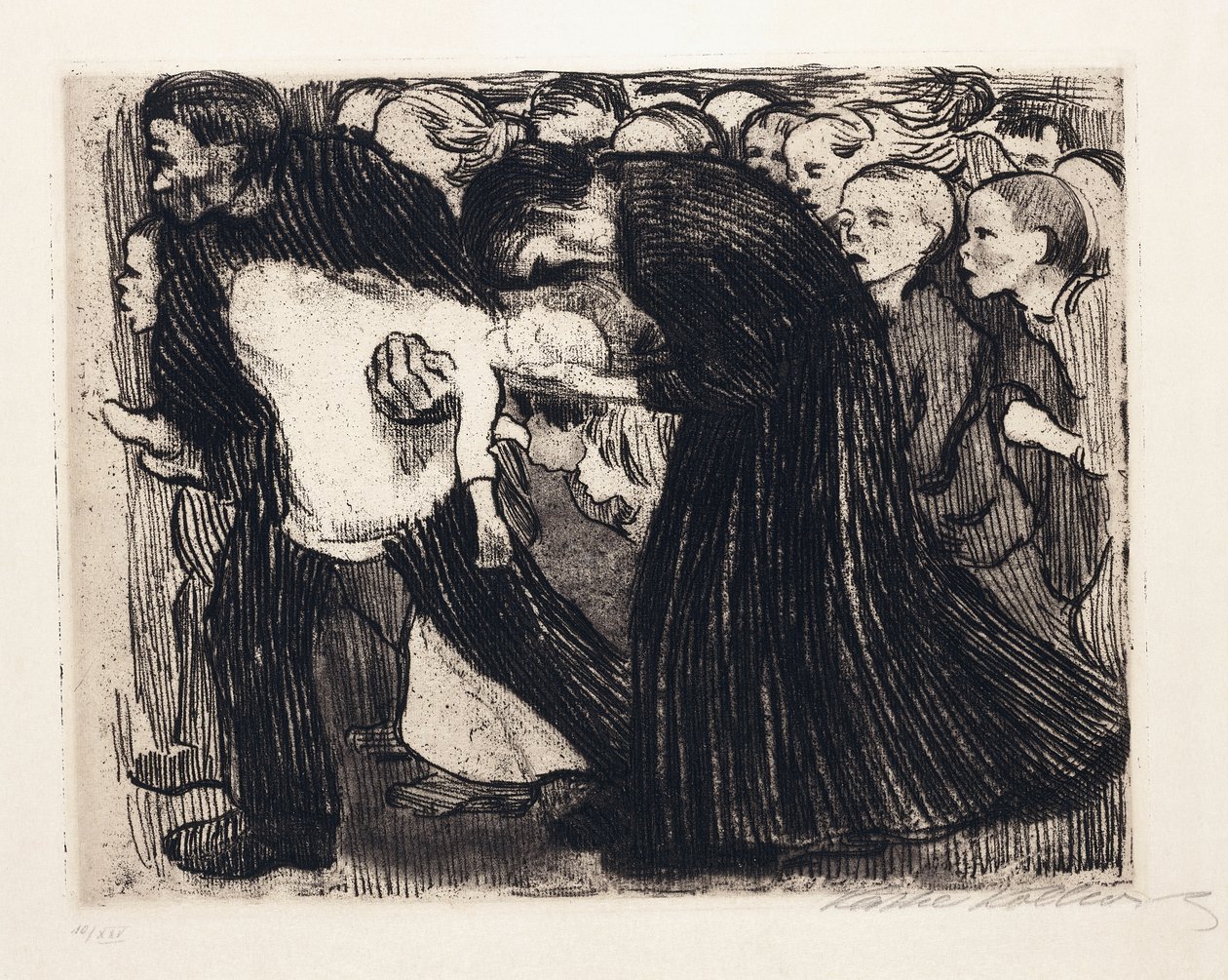 Renversé - Käthe Kollwitz
