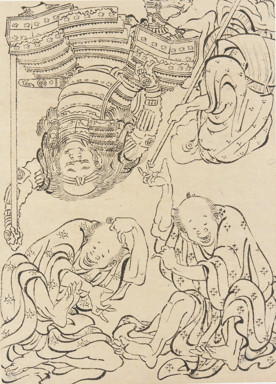 Figures diverses, fin XVIIIe-début XIXe siècle - Katsushika Hokusai