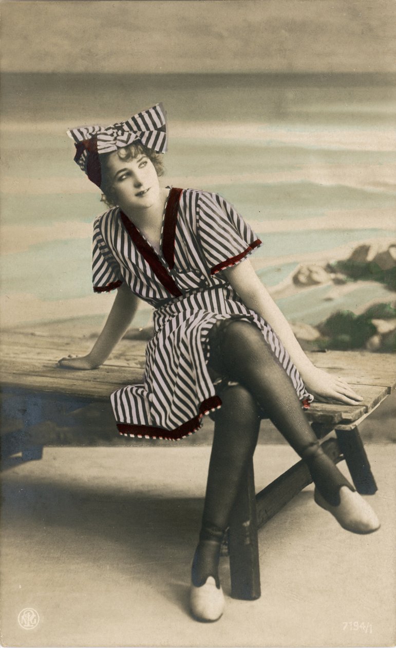 Femme en robe d