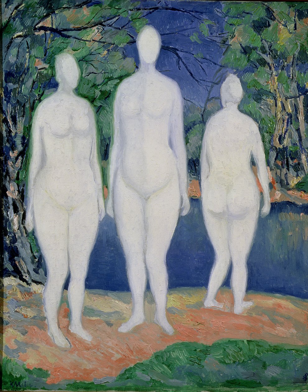 Baigneurs, 1908 - Kazimir Severinovich Malevich