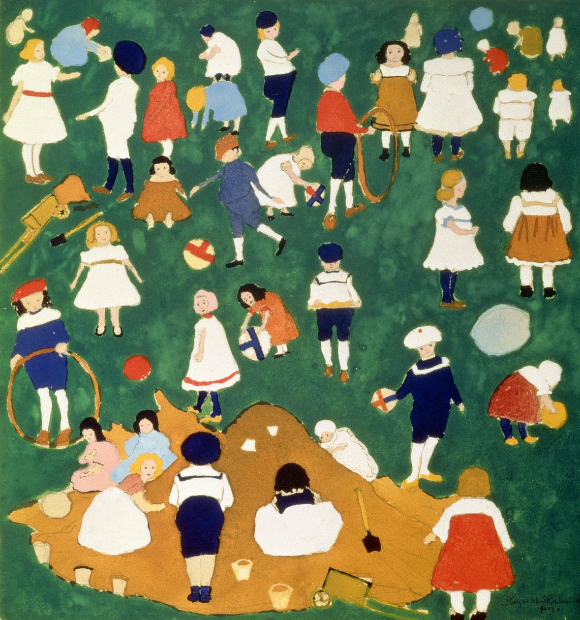 Enfants, 1908 - Kazimir Severinovich Malevich