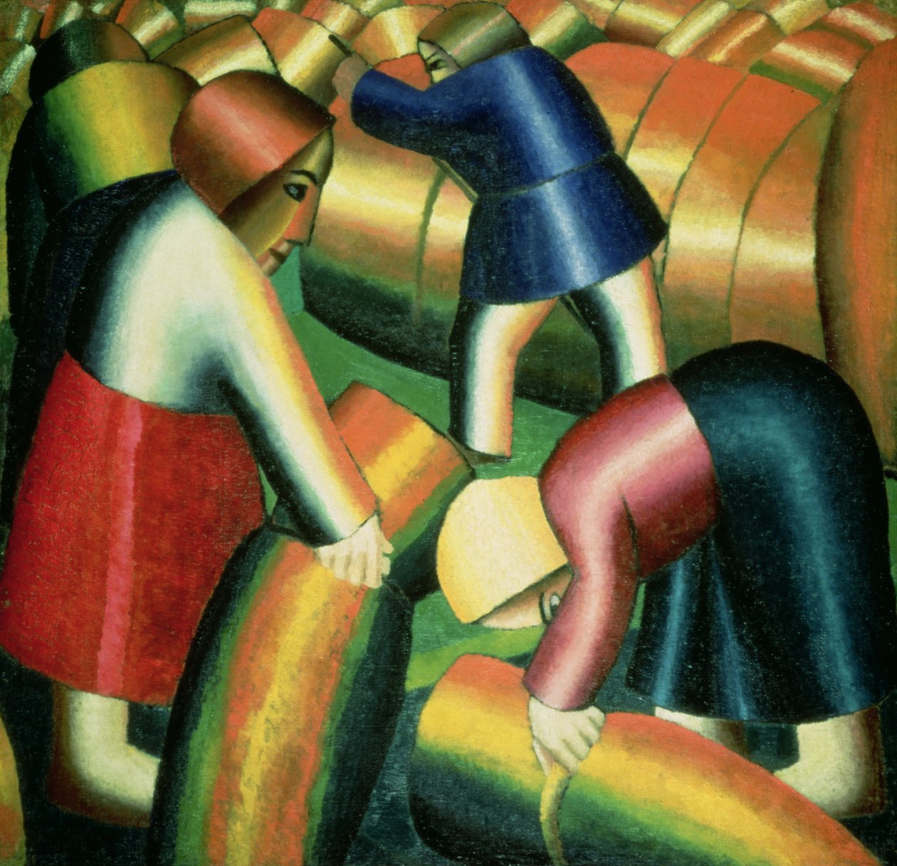 Récolte du seigle, 1912 - Kazimir Severinovich Malevich