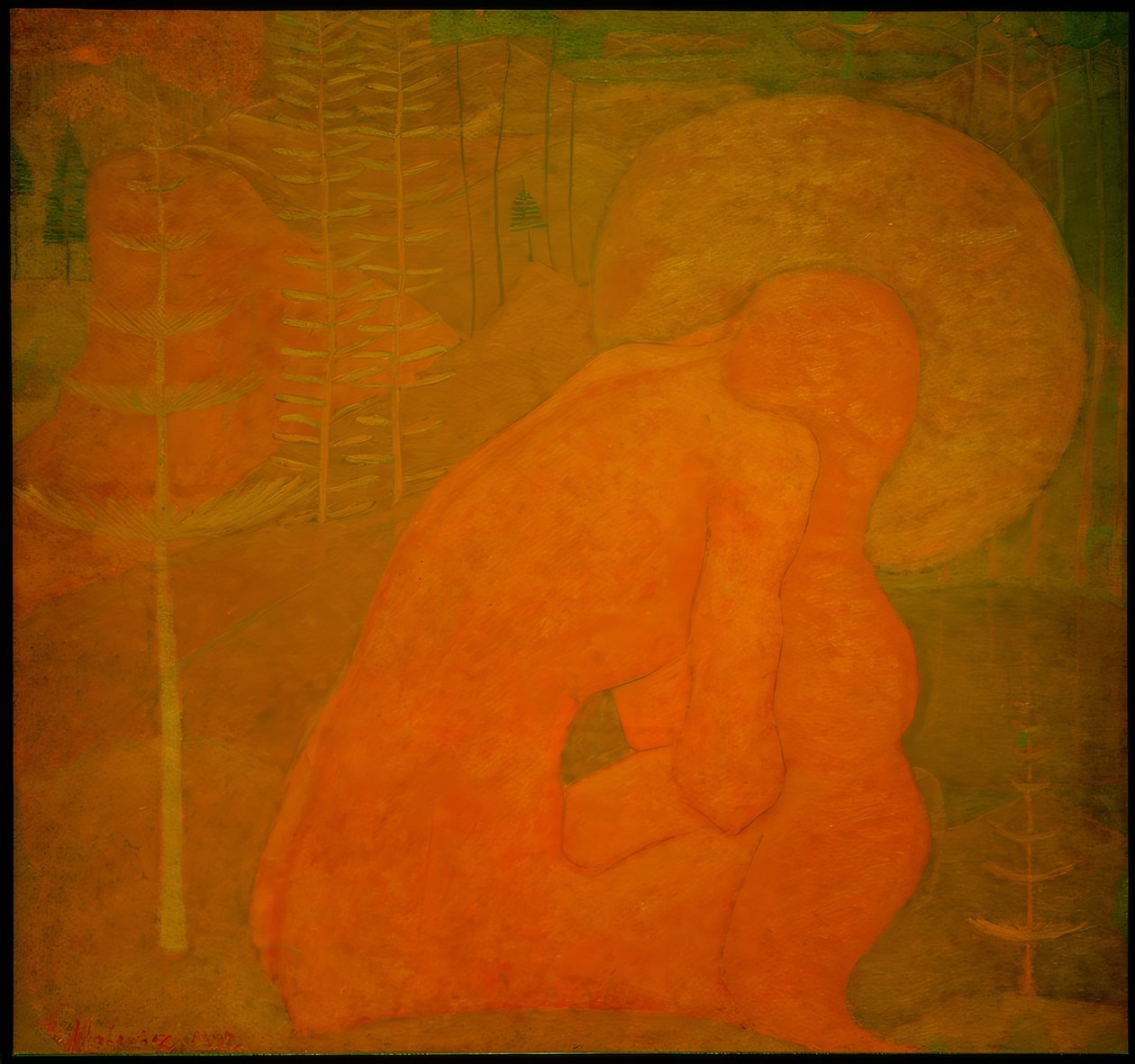 Prière (Étude pour une fresque) - Kazimir Severinovich Malevich
