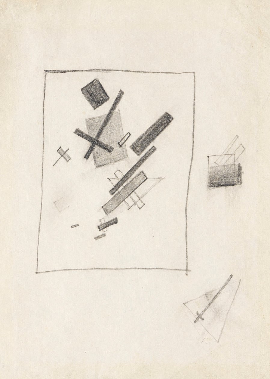 Sentiments Mixtes, vers 1916 - Kazimir Severinovich Malevich