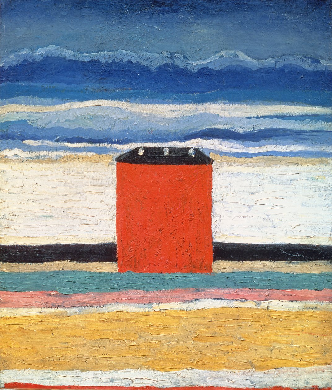 Maison Rouge, 1932 - Kazimir Severinovich Malevich