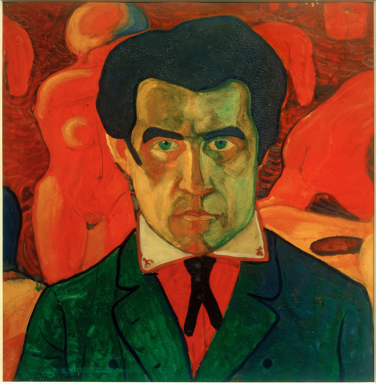 Autoportrait, 1908-1910 - Kazimir Severinovich Malevich