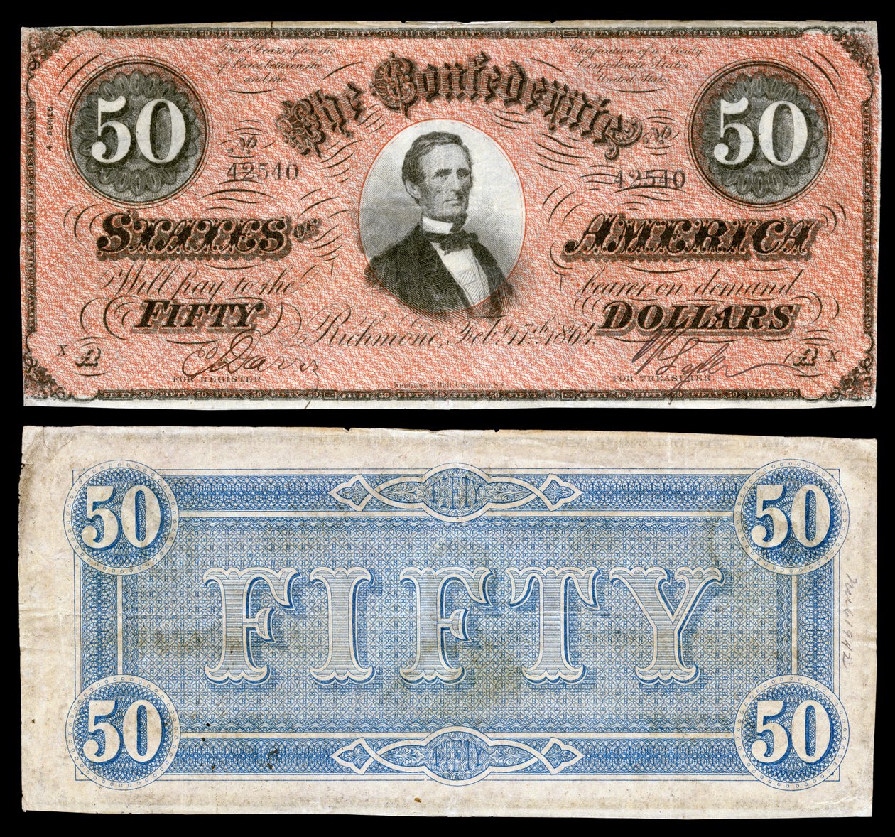 CSA-T66-$50-1864 - Keatinge and Ball