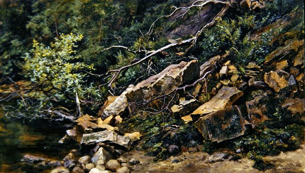 Une rive rocheuse - Keeley Halswelle