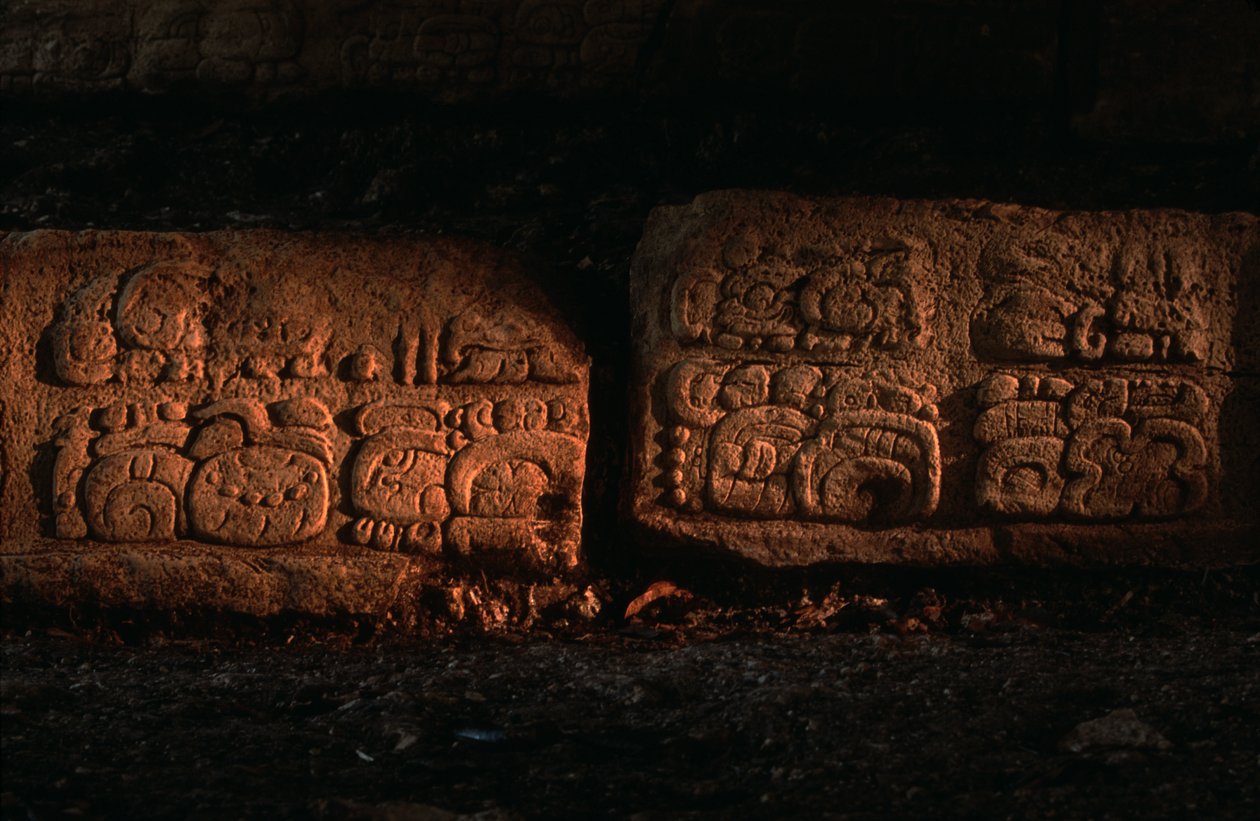 Maya, Guatemala, Escalier de Dos Pilas - Kenneth Garrett