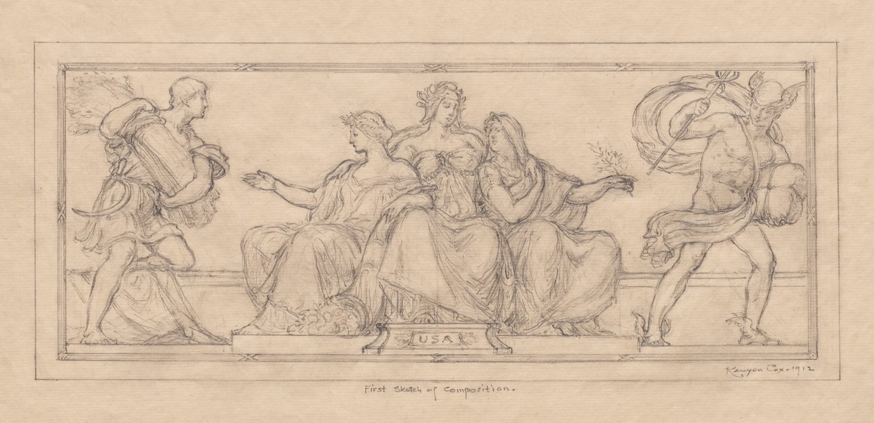 Conception pour la Monnaie des États-Unis - Kenyon Cox