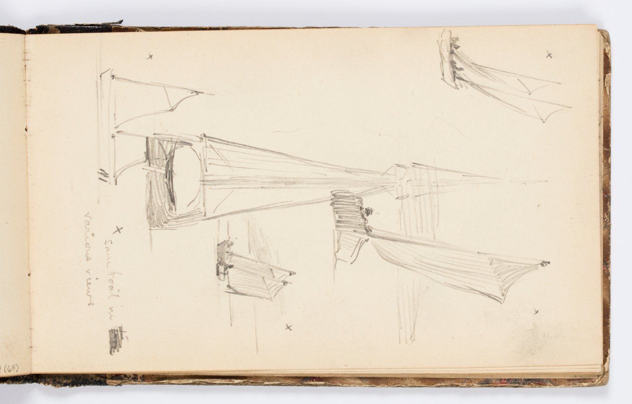 Page de carnet de croquis - Kenyon Cox
