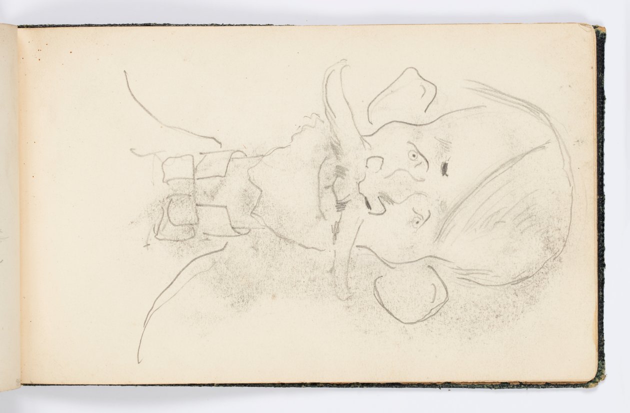Page de carnet de croquis : Caricature - Kenyon Cox