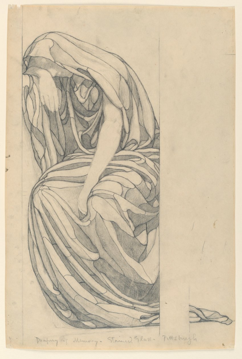 Étude pour "Mémoire," Pittsburgh, PA - Kenyon Cox