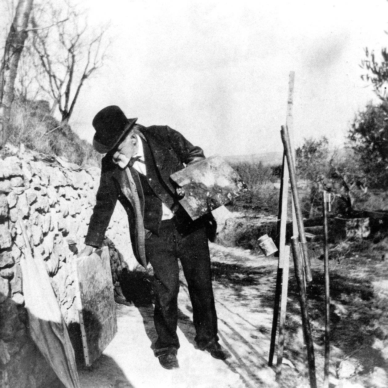 Paul Cézanne peignant à Aix-en-Provence - Ker Xavier Roussel