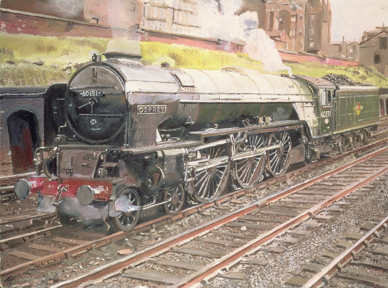 A1 Majesty, Osprey 60131 au dépôt de Camden, Londres - Kevin Guild of Railway Artist Parrish