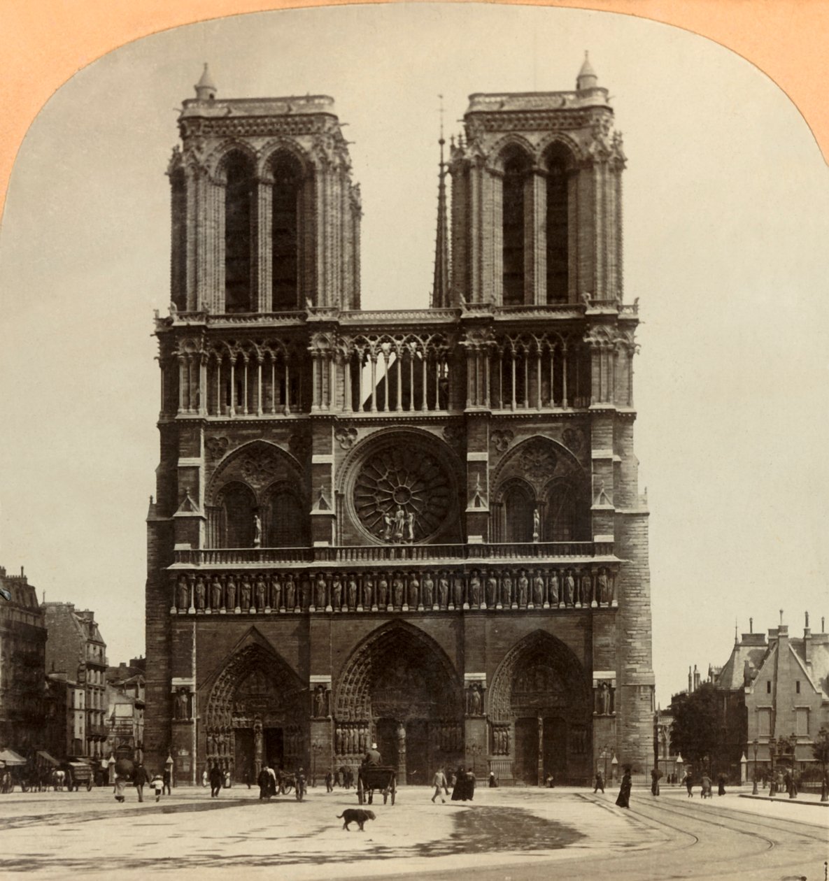 Notre-Dame, Paris, France, 1897 - Keystone View Company
